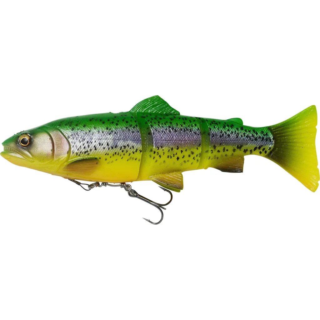 Savage Gear 4D Line Thru Trout Gummifische 20cm 93g Slow Sinking Fire Trout