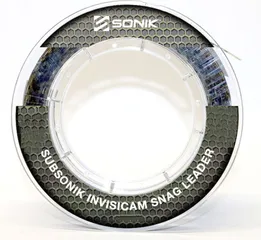 Sonik Subsonik Invisicam Snag Leader Monofilament Line 0.55mm 20.41kg 100m