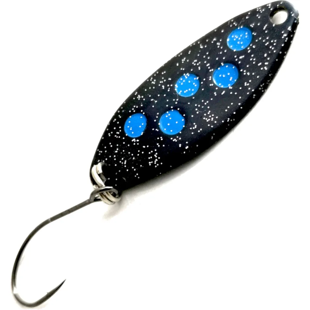 Troutwerk Spoon Blinker 70293 3.3cm 2.5g Schwarz Blau