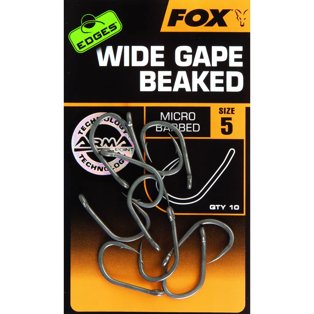 Fox Edges Armapoint Wide gape Beaked Haken #5 Micro Barbed
