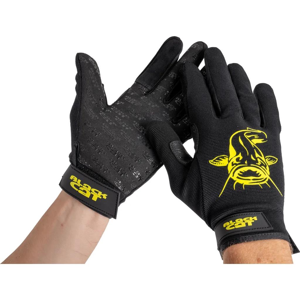 Black Cat Cat Gripper Handschuhe Medium