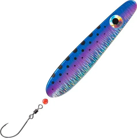 Troutwerk Inline Blinker Löffel 7.4cm 22g Blau/Pink/Silberfarben