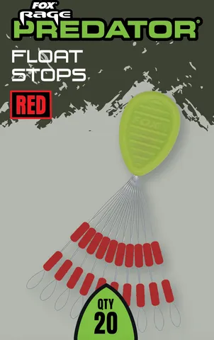 Fox Rage Float Stops 20pcs Red