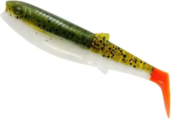 Savage Gear Cannibal Shad 20cm 80g Olive Hot Orange