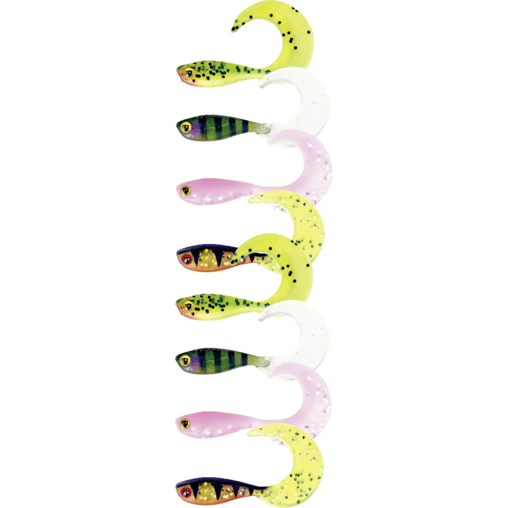 Fox Rage Micro Grub Tail UV Mixed Colour Pack 4cm