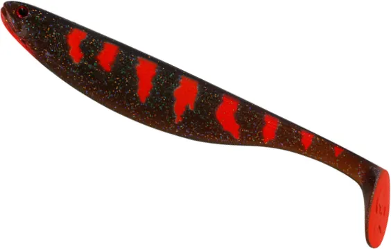 Westin ShadTeez Slim Gummifische 18cm 33g Motoroil Blood