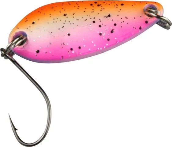 FTM Spoon Diamond 3cm 3.8g Pink - Weiß - Orange / Blau