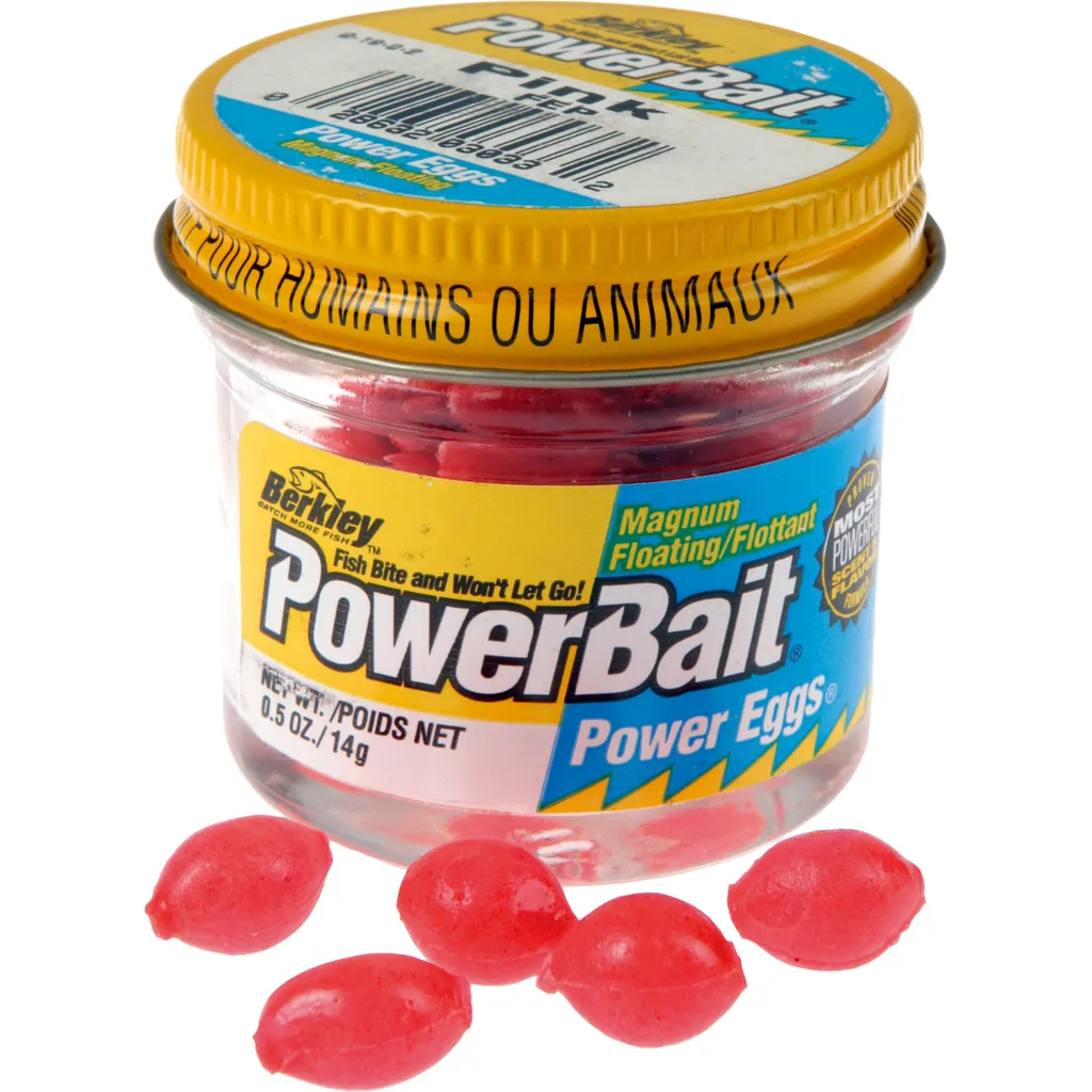 Berkley PowerBait Power Eggs Floating Magnum Gummiköder Pink
