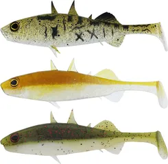 Westin Stanley The Stickleback Shadtail Gummifisch 7.5cm 4g Clear Water Mix 10