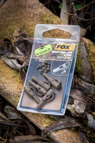 Fox Edges Zubehör für Rig 10 Size 7 Camo Lead Clip Tail Rubbers