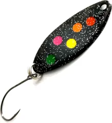 Troutwerk Spoon 3.3cm 2.5g Black/Multicoloured Dots