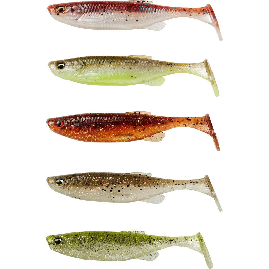 Savage Gear Fat Minnow T-Tail Softbait 13cm 20g Clear Water Mix