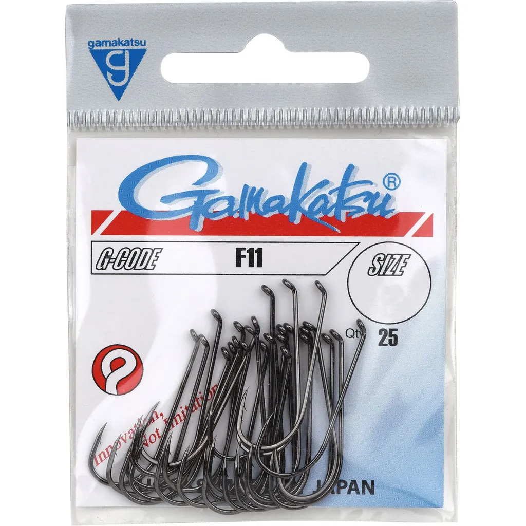 Gamakatsu F11 Hooks Black #8