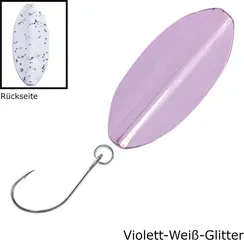 Balzer Metallica Inliner Spoon 3.5cm 3.5g Violett-Weiß-Glitter