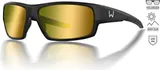 Westin W6 Sport 10 Polarisationsbrille Matte Black Yellow / Blue Cat. 2