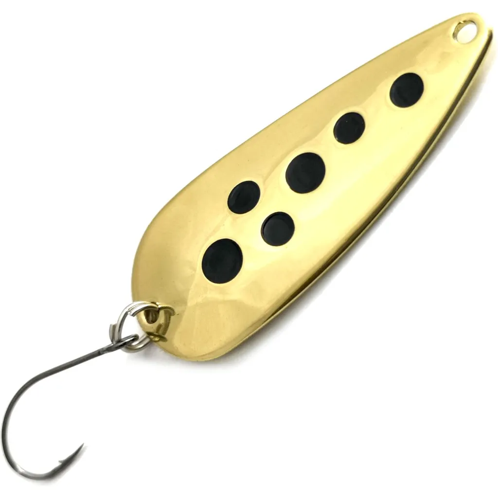 Troutwerk Spoon 4cm 5g Goldfarben/Schwarze Punkte
