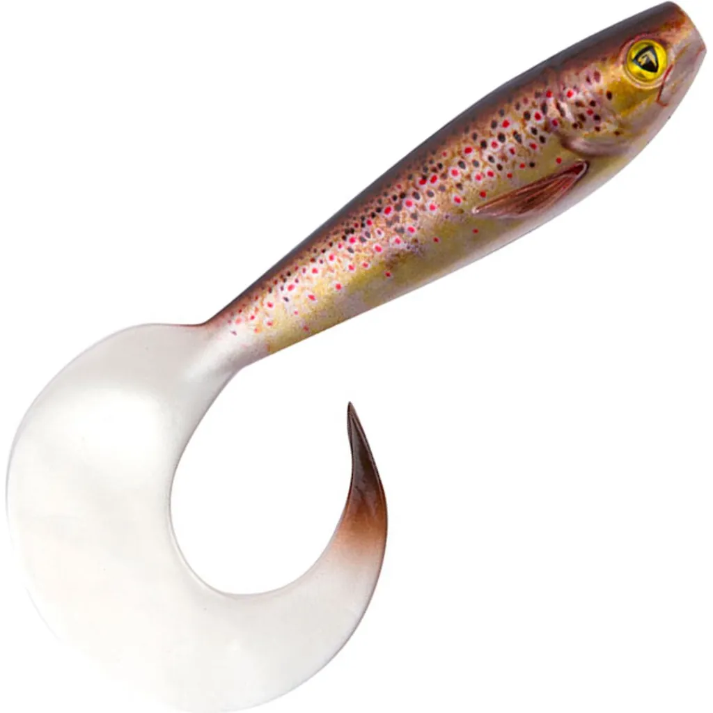 Fox Rage Pro Grub Weicher Köder 8cm Super Natural Brown Trout
