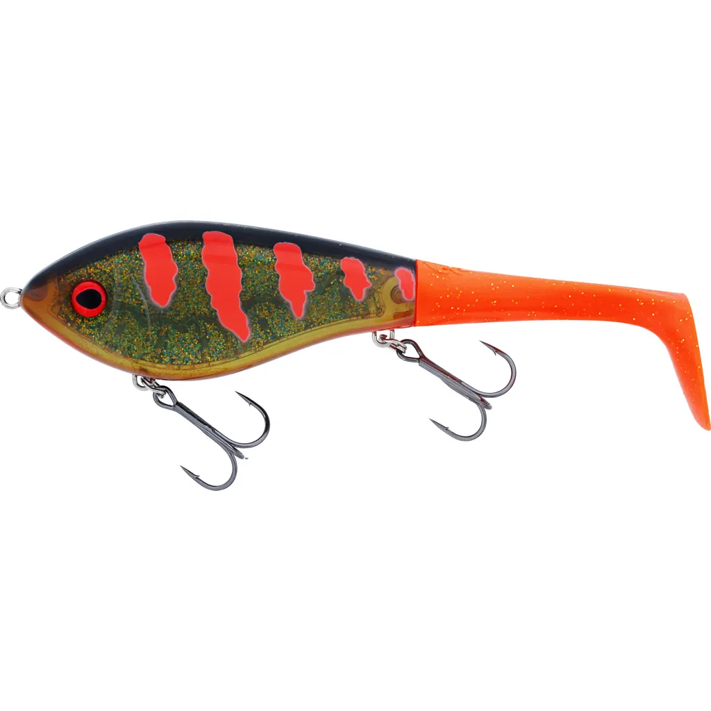 Westin Swim Tail Tail baits & hybrid baits 12cm 62g Suspending 3D Motoroil Blood