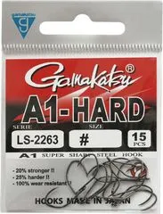 Gamakatsu A1 LS-2263 Haken 15pcs NS Black