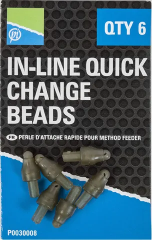 Preston In-Line Quick Change Beads 6pc