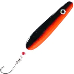 Troutwerk Inline Blinker Sea Trout Lure 69579 7.4cm 22g Black Fluorescent Red