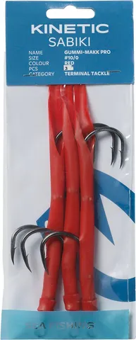 Kinetic Gummi-Makk Pro #10/0 3pc Rot