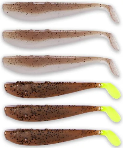 Quantum Q-Paddler Power Packs Gummiköder 8cm wakasagi + brown shiner