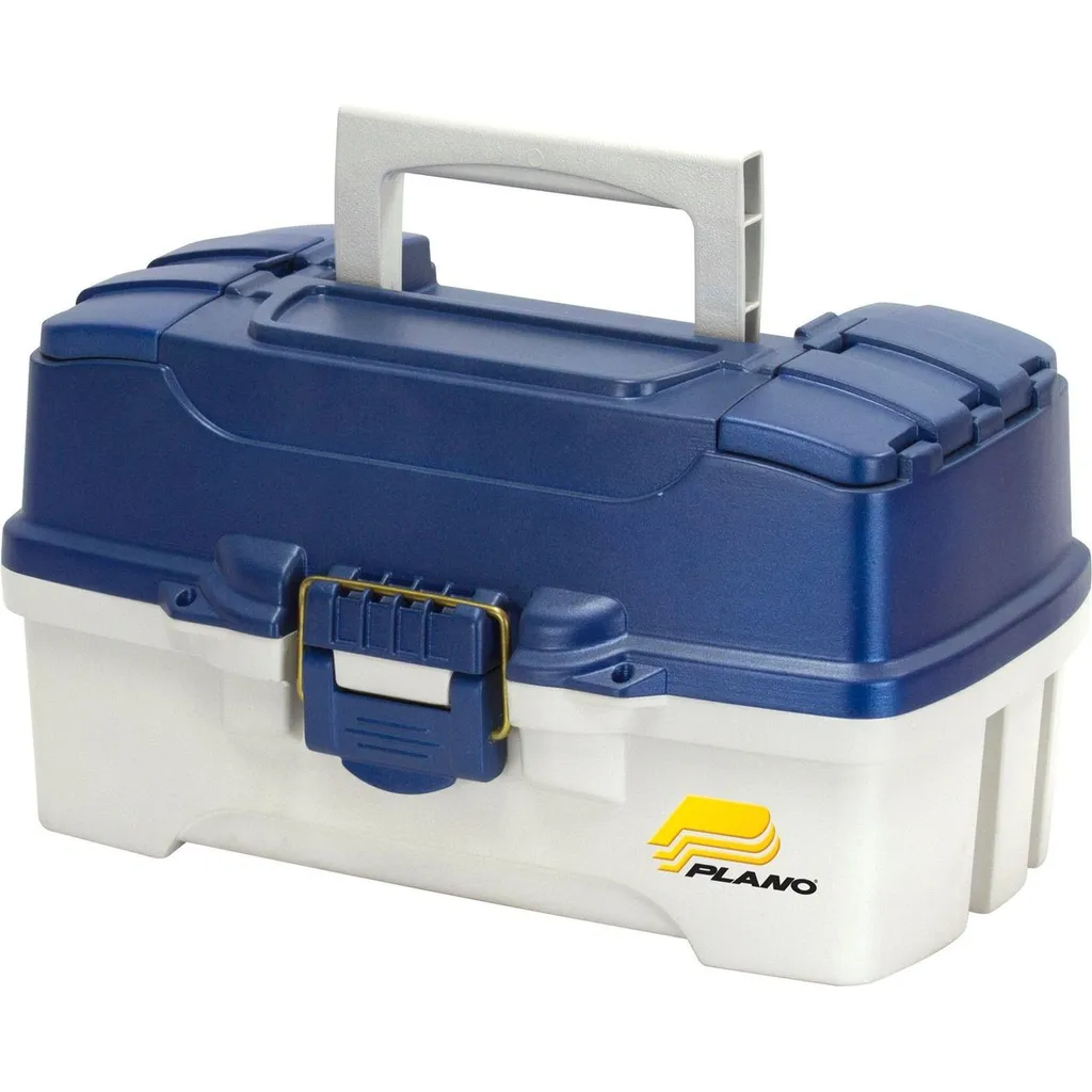 Plano Two-Tray Tackle Box 36.2cm Blue/White