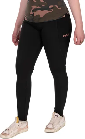 Fox WC Black Lined Leggings L