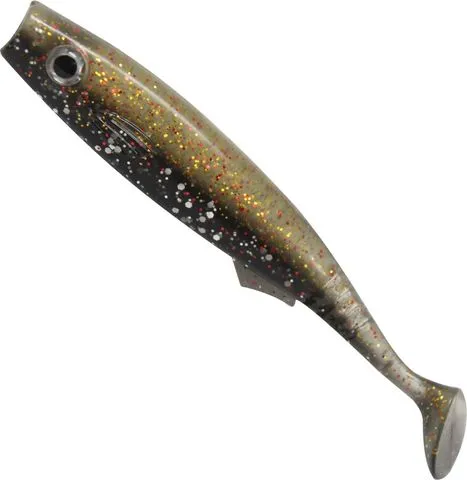 Seika Pro Fortuna Shad Softbait 10cm 5pc Dark Goby