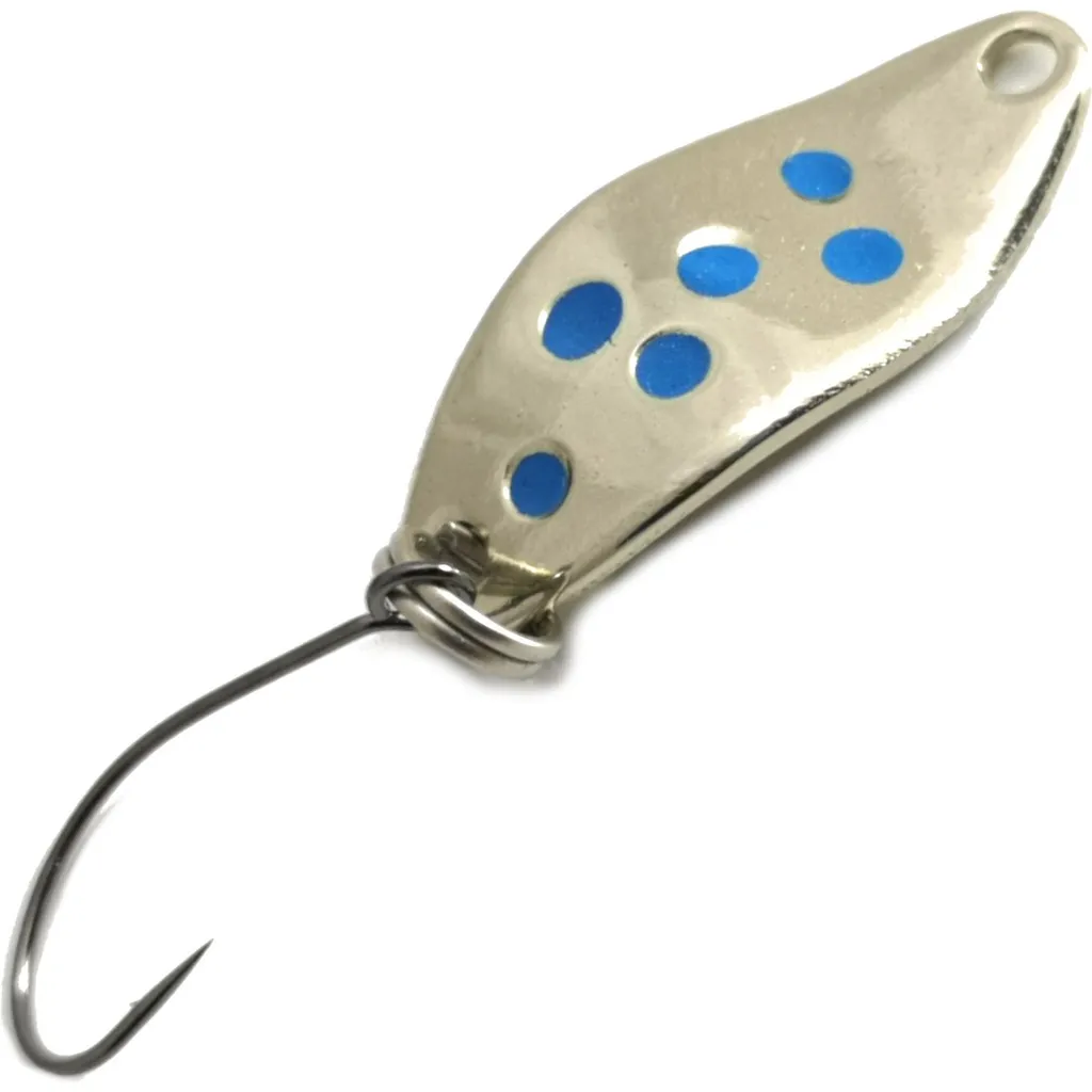 Troutwerk Spoon 1.5g 2.3cm Silber Blau Punkte