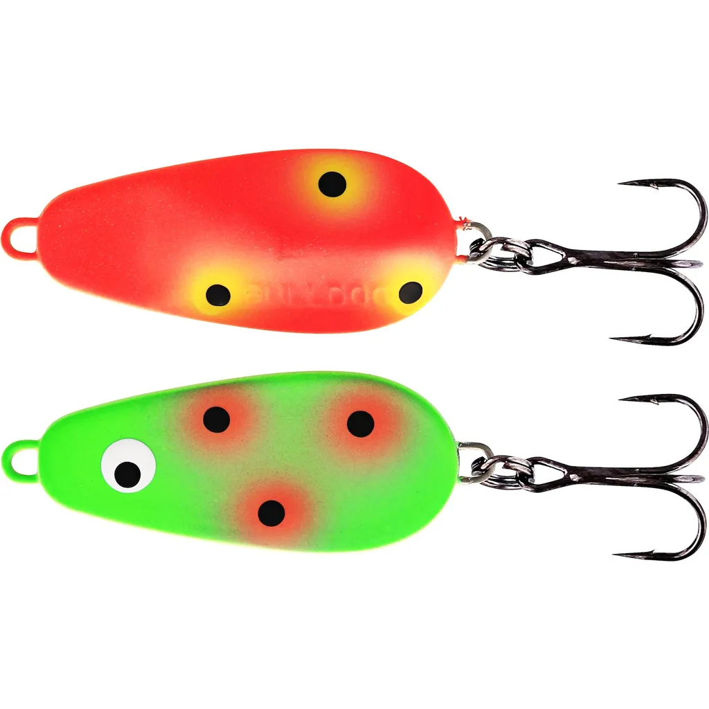 Westin Bulldog Blinker 3.9cm 7g Grün / Orange Clown