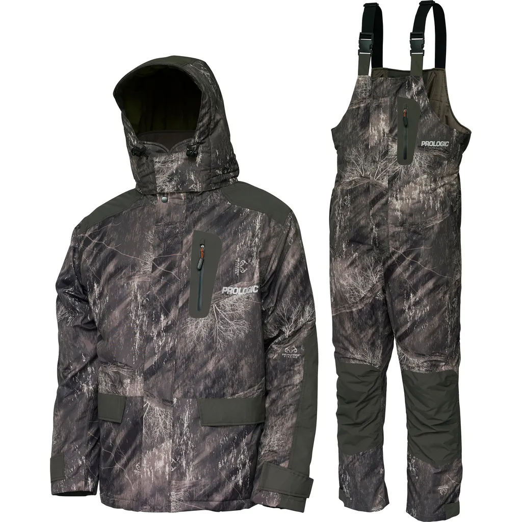 Prologic Winterjacke Prologic Highgrade RT Thermo Suit Camo/Green - Thermoanzug