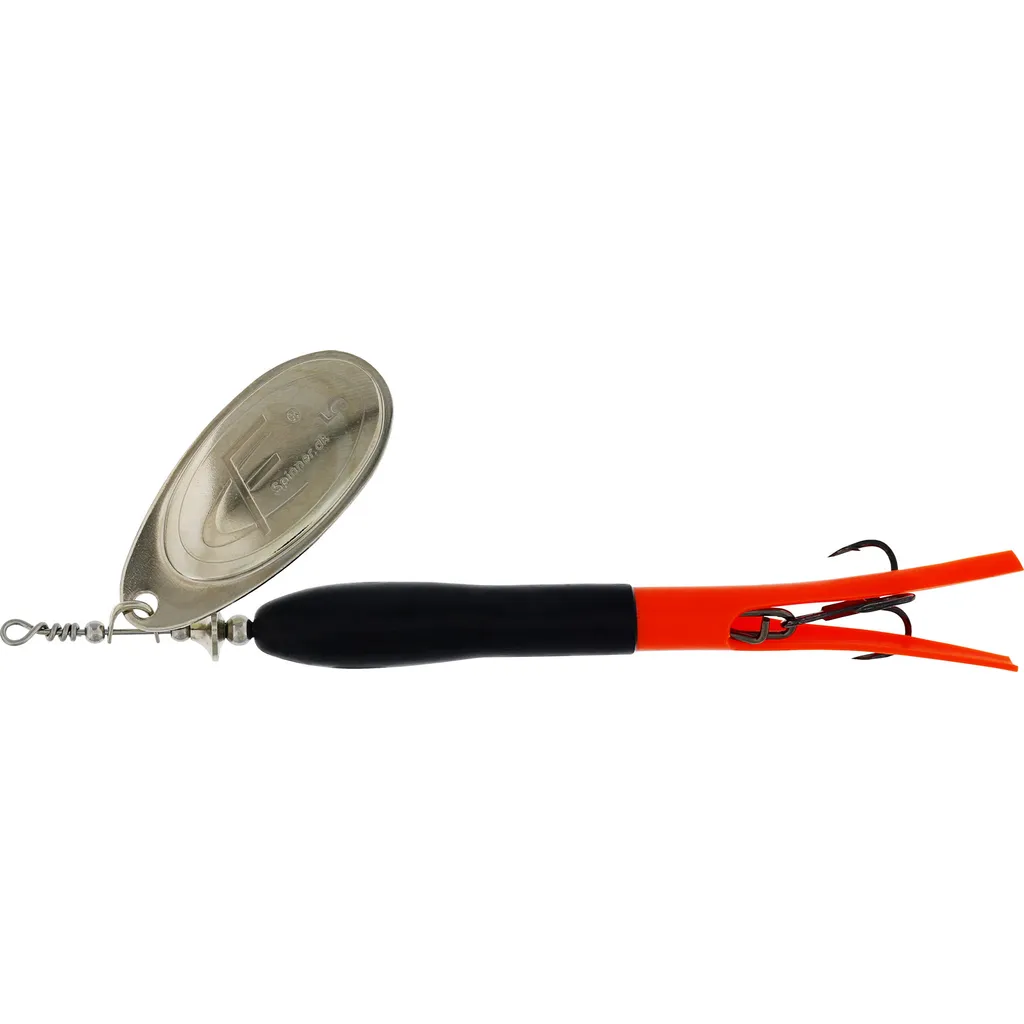Westin FC UPSTREAM #5 Inline-Spinner 20g Black / Flouro Orange / Silver Blade