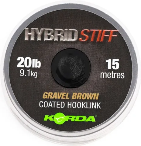 Korda Hybrid Stiff 15m 9kg Gravel Brown