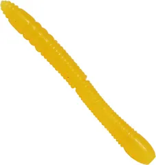 FTM Omura Baits Wurmy Käse Gummiköder 6.5cm 15.8g Zitronengelb