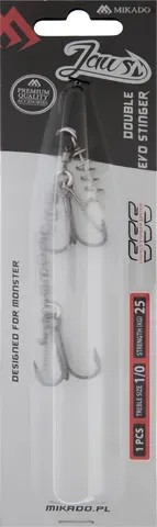 Mikado JAWS Double Evo Stinger - 1/0 size, 1 pieces
