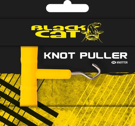 Black Cat Knot Puller 5.5cm 7g Yellow Plastic and Steel