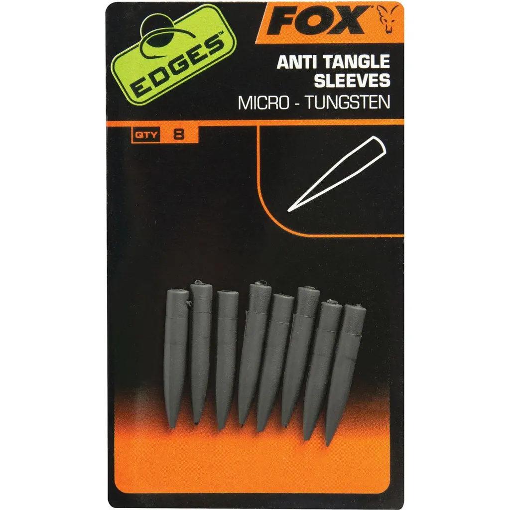Fox Edges Anti-Tangle Sleeve 8 Sleeves #Micro