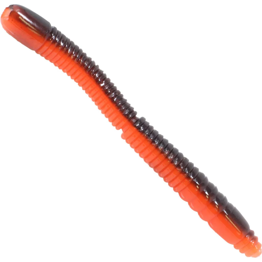 FTM Omura Baits Wurmy Gummiköder 6,5cm 15,8g Schwarz Orange
