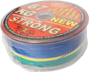WFT KG STRONG Braided Line 0.39mm 67kg Multicolor