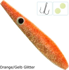 Balzer Colonel Z Seatrout Inliner Blinker 7.5cm 18g Orange/Gelb Glitter