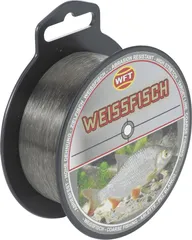 WFT Zielfisch Weißfisch Monofilament-Schnur 0.22mm 4.2kg 500m Light Olive