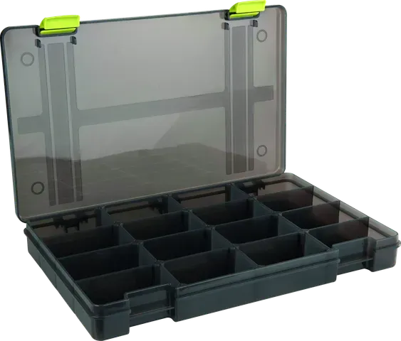 Matrix Storage Box Tackle Box 16 Compartments 356 x 220 x 45mm Shallow PP