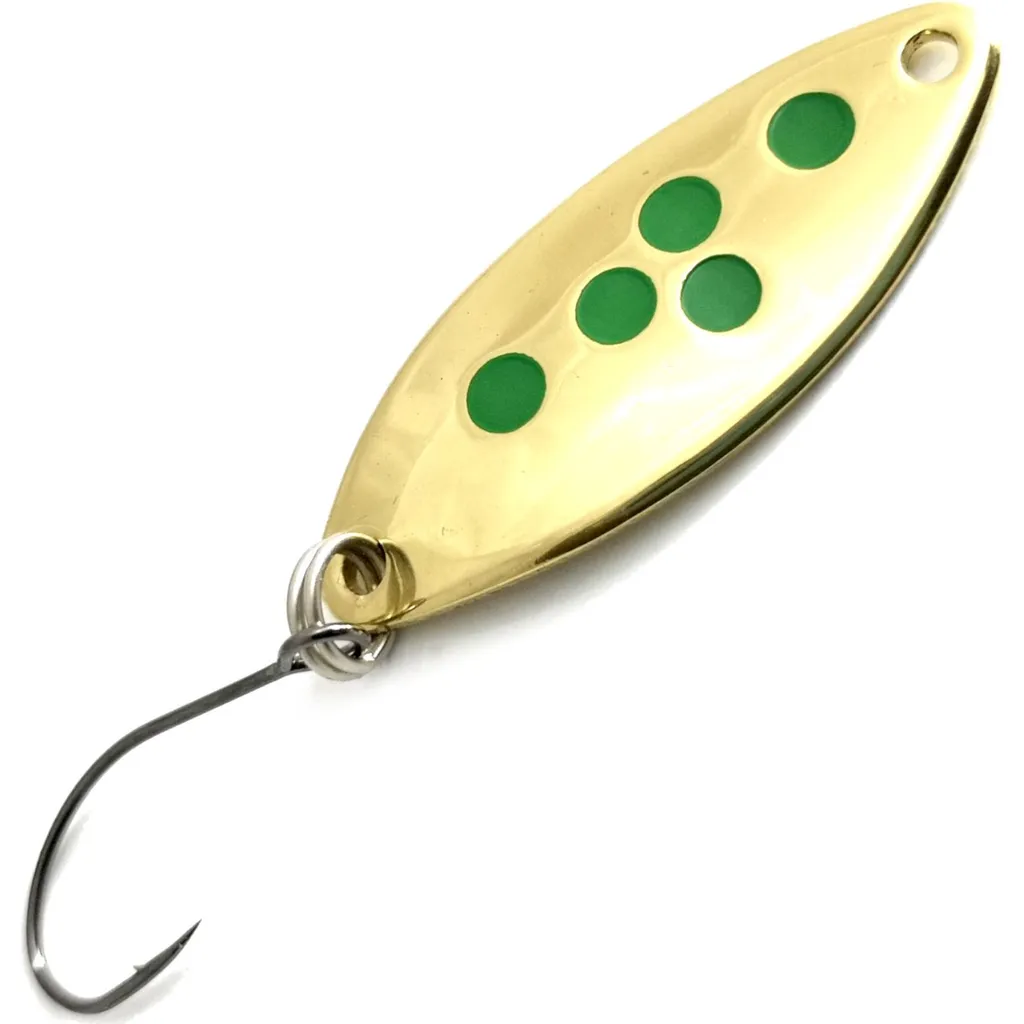 Troutwerk Spoon Blinker 70284 3.3cm 2.5g Gold Grün