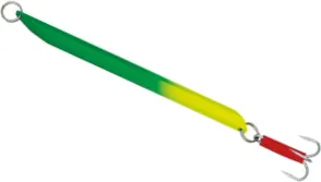 Kinetic Depth Diver Skirted Jigs 400g 24.5cm Green/Yellow