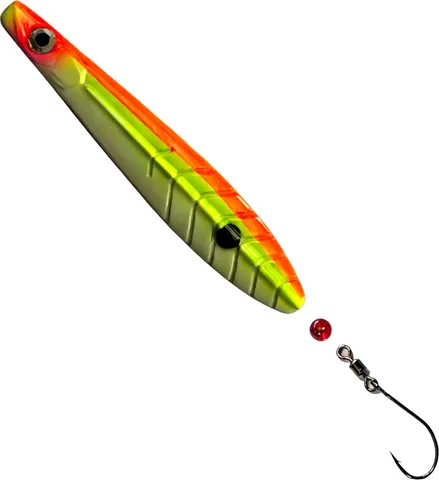 Troutwerk ParaLAXX Blinker 10g Rot/Gelb/Weiß Schwarzer Punkt