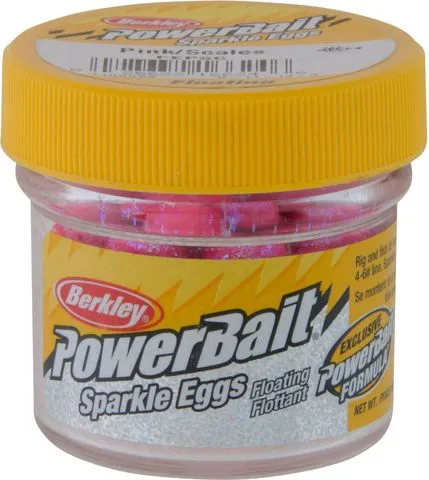 Berkley Sparkle Power Eggs Floating Magnum 36pc 14g Pink Scales
