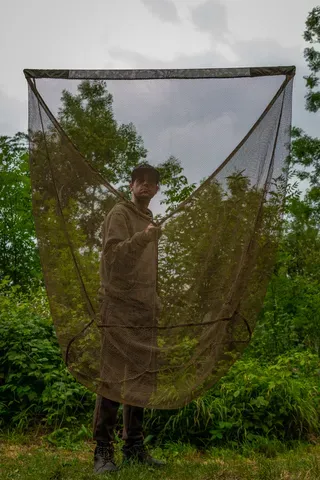 Fox Horizon X3S Landing Net 117cm Carbon Khaki Mesh