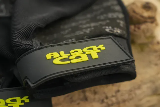 Black Cat Cat Gripper Gloves L